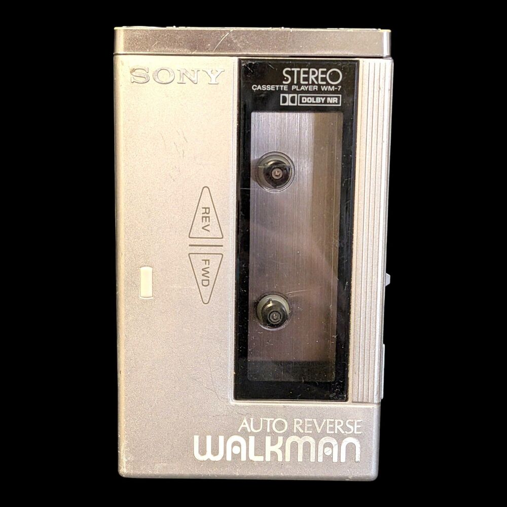Sony Walkman WM-7 Auto Reverse Portable Stereo Cassette Player 90s **Untested!!!